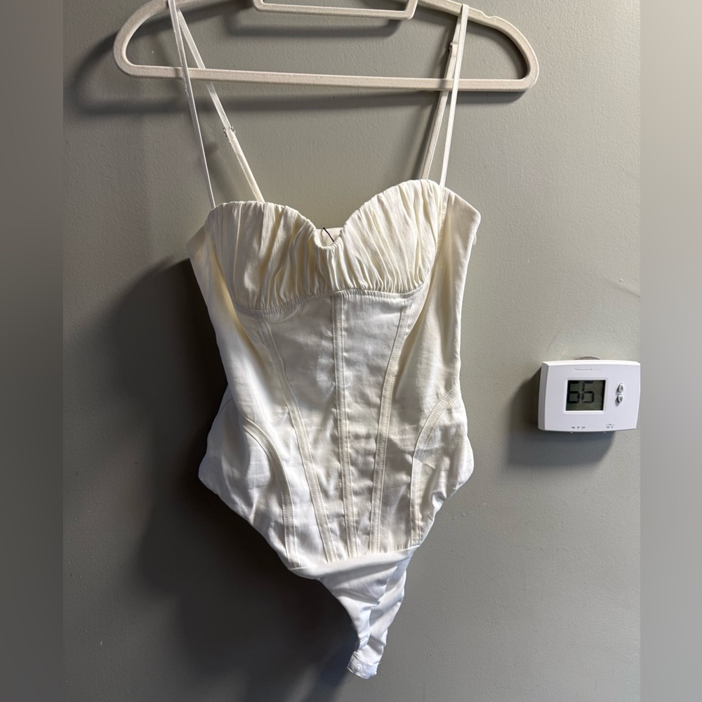 Zara new with tags white bodysuit